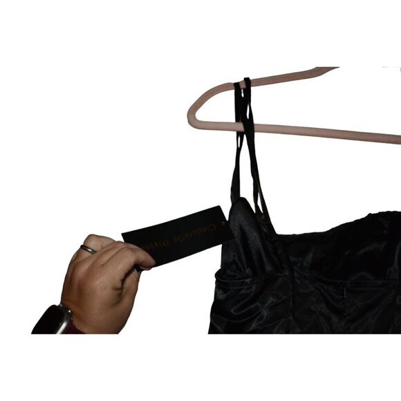 NWT Cinderella Divine Black Gown Formal Dress Size small BD108 - Picture 10 of 12